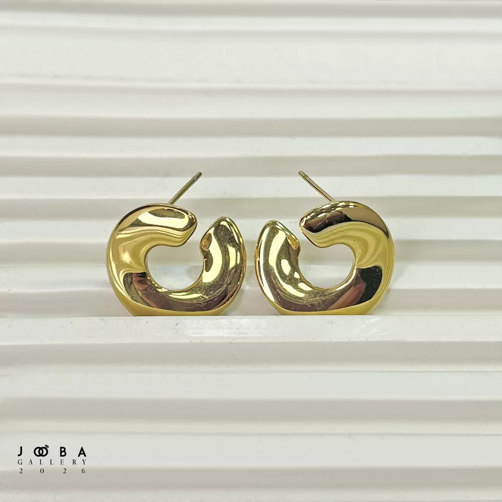 گوشواره میخی موج ژوپینگ کد 1131041623