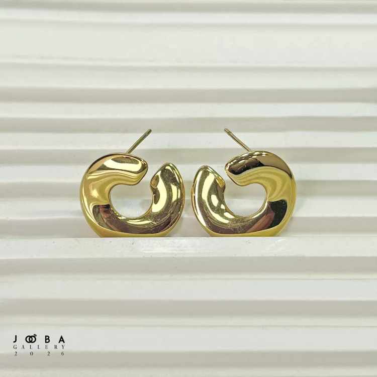 گوشواره میخی موج ژوپینگ کد 1131041623