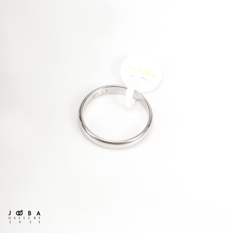 رینگ ساده نقره ای ژوپینگ کد 101028521