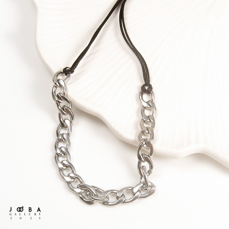 گردنبند کارتیر نقره ای ژوپینگ کد 108044686