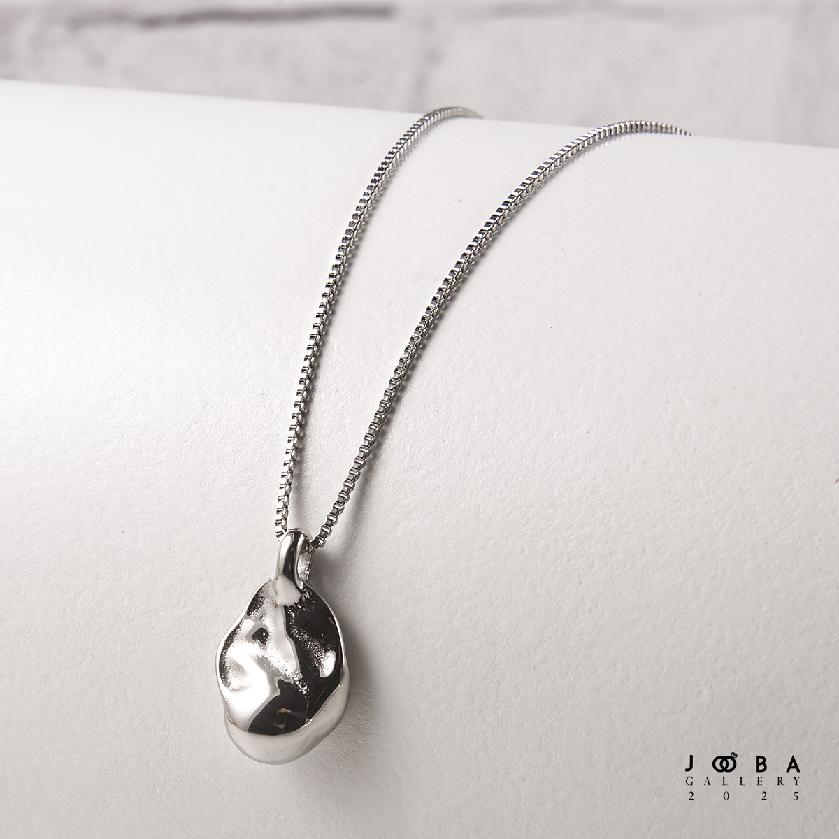 گردنبند مینیمال ژوپینگ طرح سنگ کد 1080841251