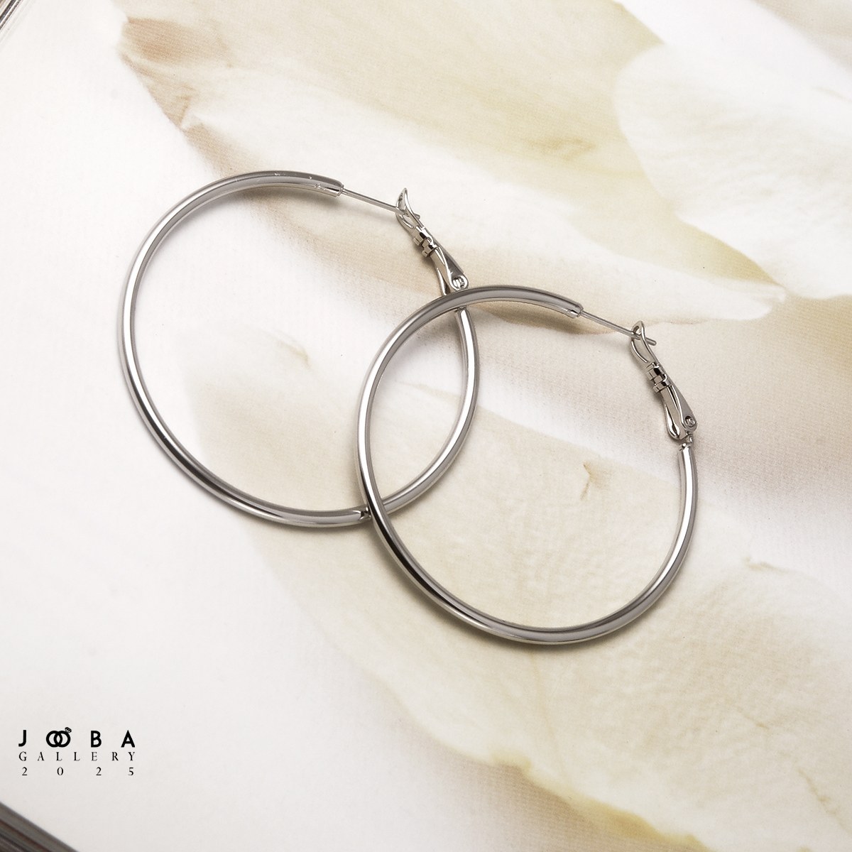 گوشواره حلقه ای ساده کد 1120861220 برند ژوپینگ