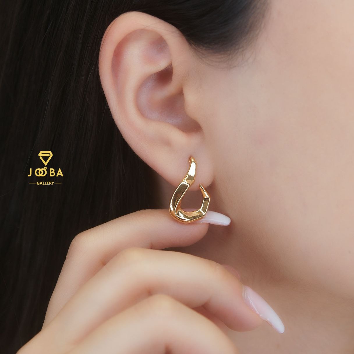 گوشواره میخی  طلایی