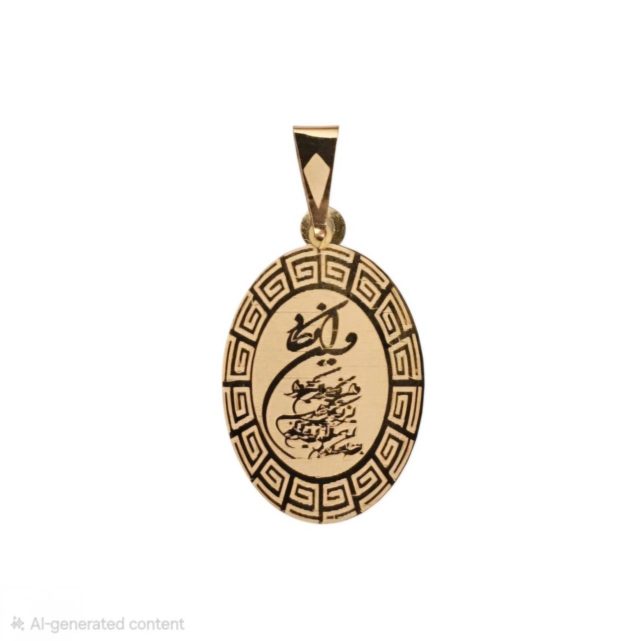 آویز طلا 18عیار وان یکاد و چهارقل 0.150گرم