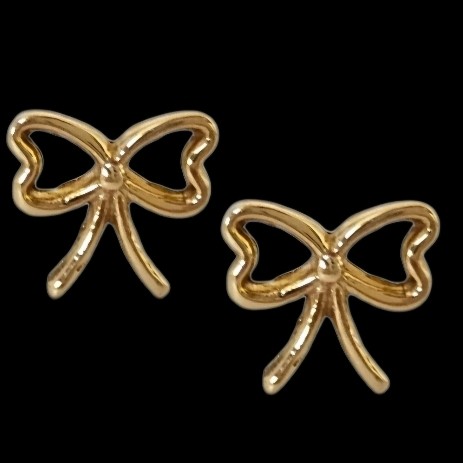 گوشواره طلا 18عیار پاپیون 0.530گرم