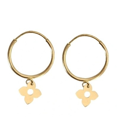 گوشواره طلا 18عیار دلوین 0.300گرم