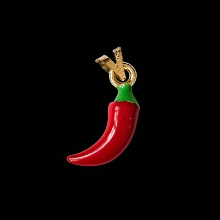 آویز طلا 18عیار فلفل 0.040گرم
