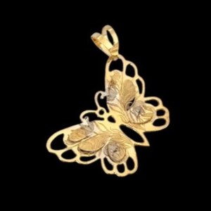 آویز طلا 18عیار پروانه لیزا 0.670گرم