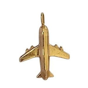 آویز طلا 18عیار هواپیما 0.990گرم