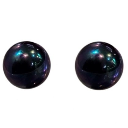گوشواره طلا 18عیار میخی مروارید گلکسی 0.250گرم