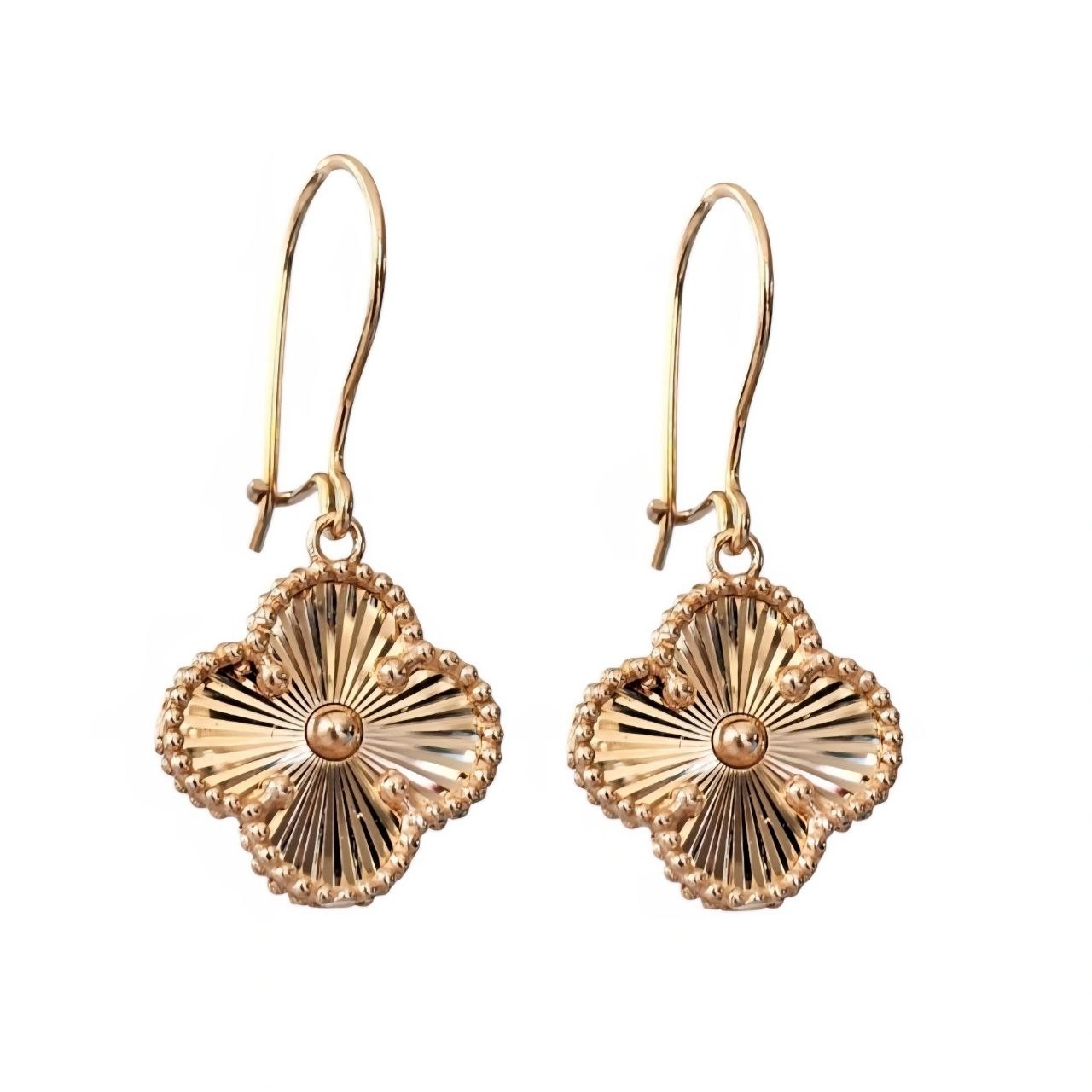 گوشواره طلا 18عیار ونکلیف شارپ 2.680گرم