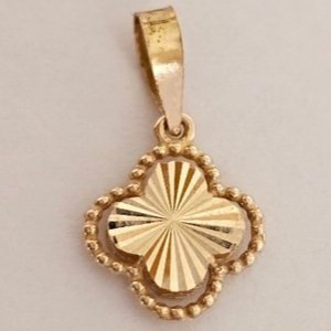 پلاک آویز طلا 18عیار ونکلیف جانا 0.370گرم