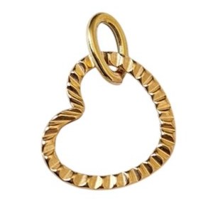آویز طلا 18عیار قلب رویال 0.200گرم