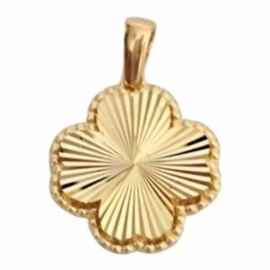 آویز طلا 18عیار شبدر ونکلیف 0.480گرم