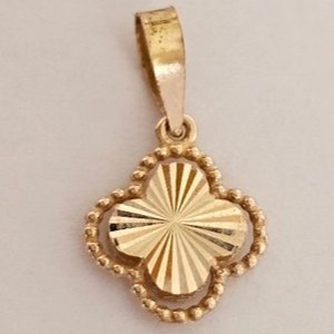 پلاک آویز طلا 18عیار ونکلیف جانا 0.330گرم