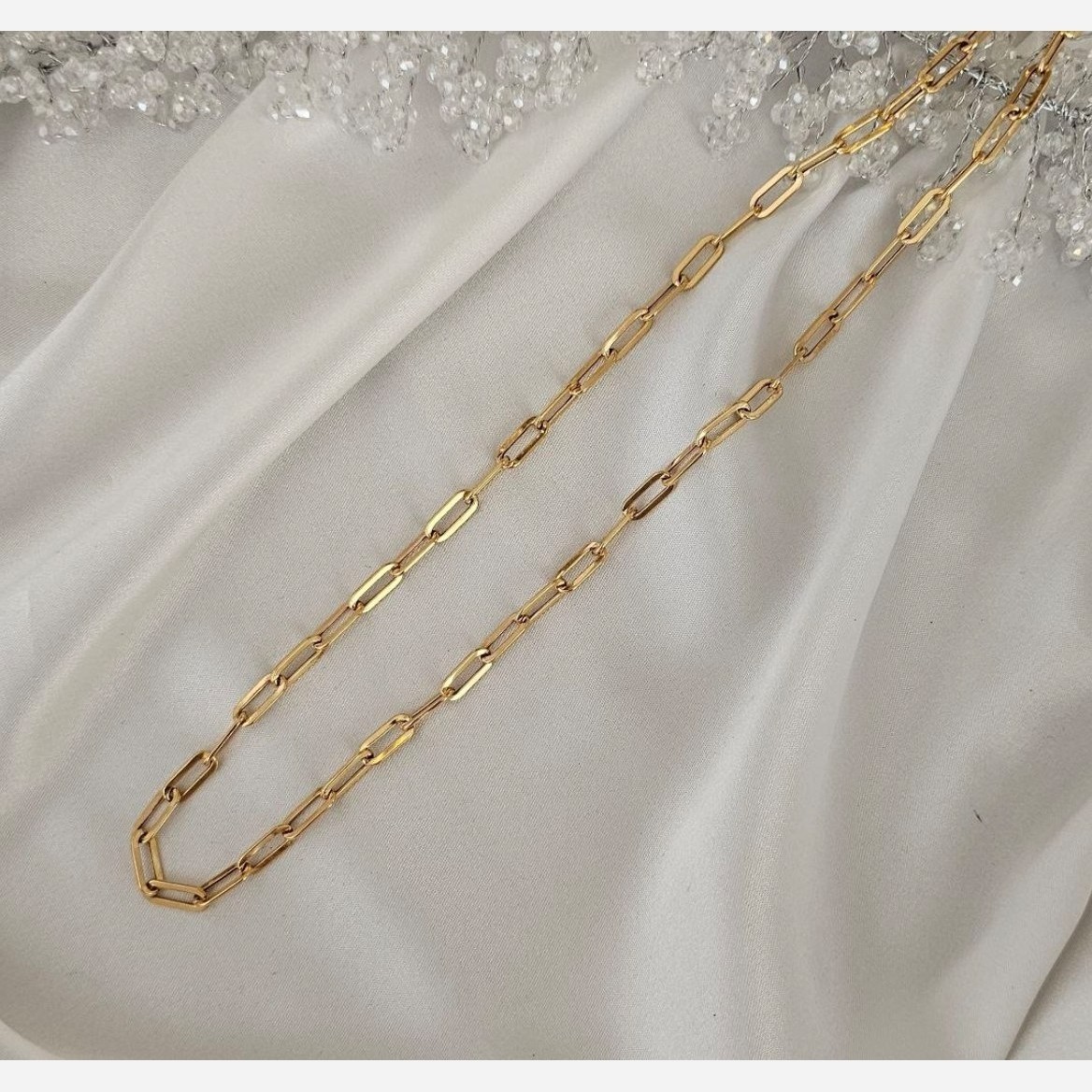 زنجیر طلا 18 عیار چانکی 4.98گرم