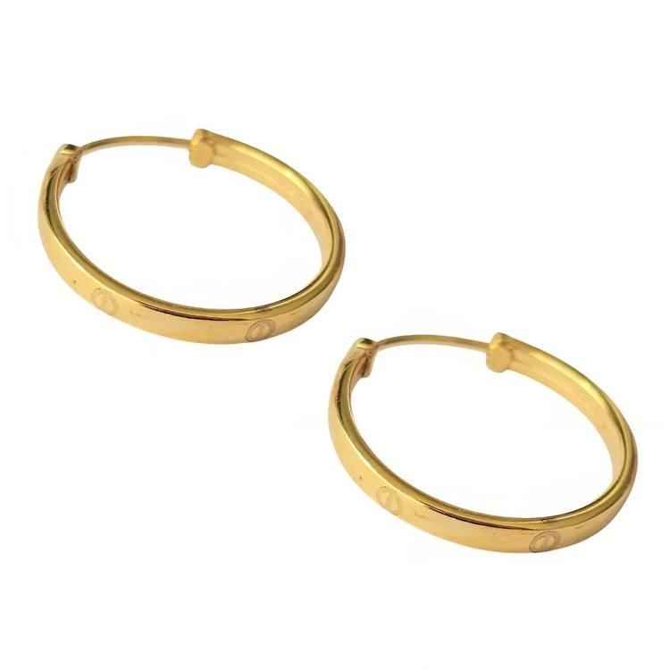 گوشواره طلا 18عیار کارتیه لاو 1.660گرم