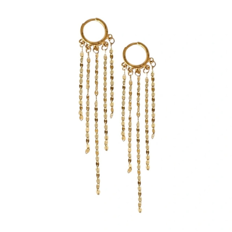 گوشواره طلا 18عیار استارز آبشاری 1.620گرم