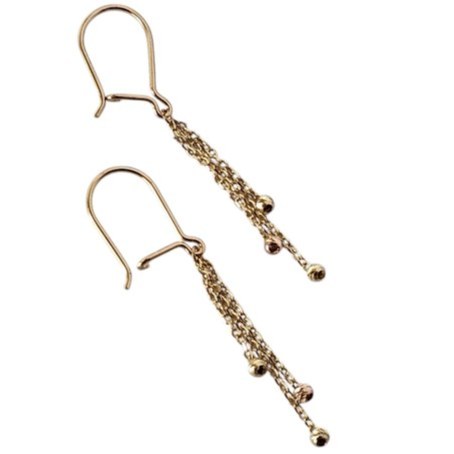 گوشواره طلا 18عیار البرناردو 1.640گرم