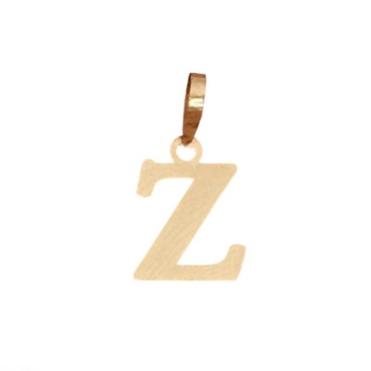 آویز طلا 18عیار حرف Z آینه ای 0.170گرم