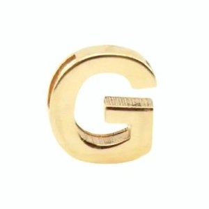 آویز طلا 18عیار حرف G سه بعدی 0.310گرم