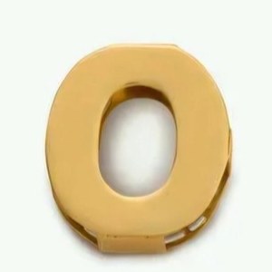 آویز طلا 18عیار حرف O سه بعدی 0.270گرم