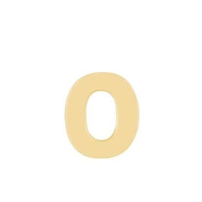 آویز طلا 18عیار حرف O سه بعدی 0.270گرم