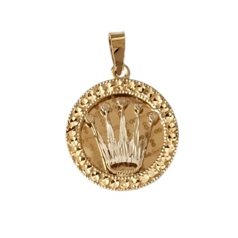 آویز طلا 18عیار تاج رولکس 2.890گرم