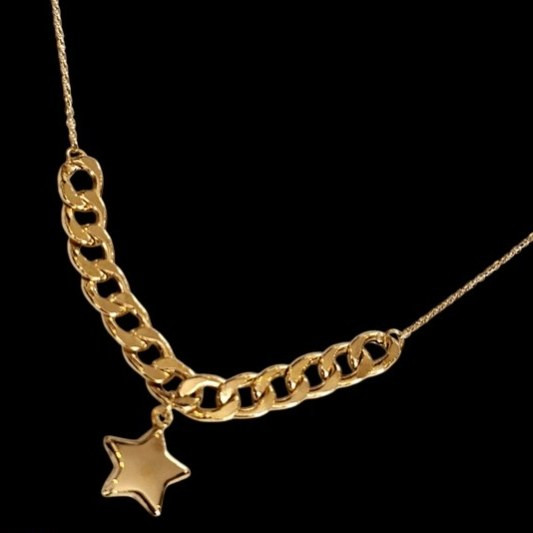 گردنبند طلا 18عیار کارتیه ستاره 2.450گرم