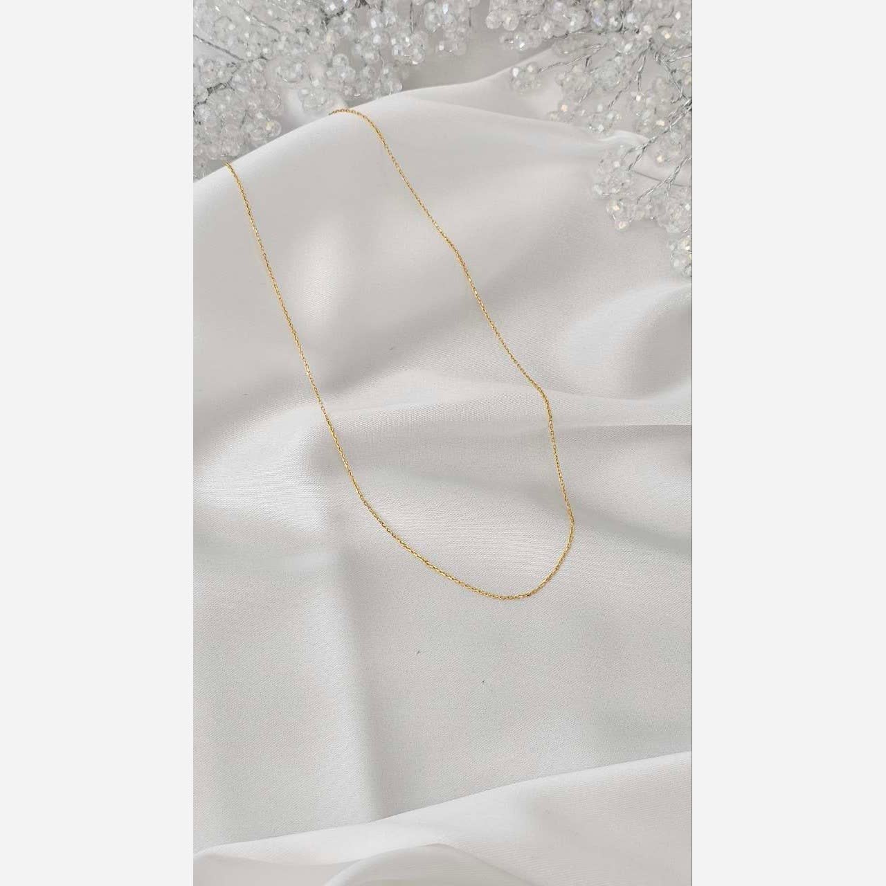 زنجیر طلا 18عیار ونیزی(1.990 گرم 40سانت)