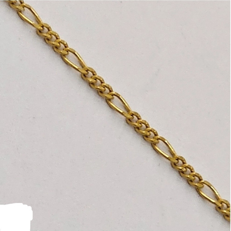 زنجیر طلا 18عیار فیگارو ریز بافت 1.170گرم