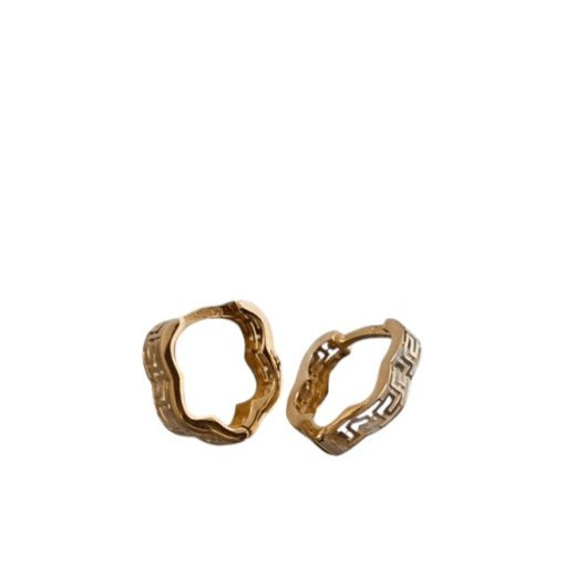 گوشواره طلا 18 عیار گل ورساچه 1.370گرم