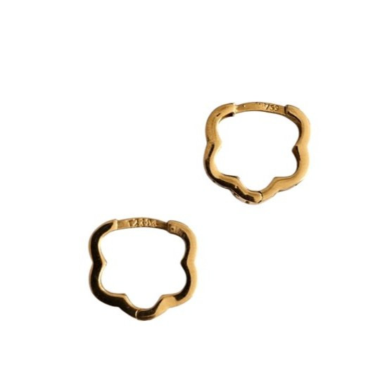 گوشواره طلا 18 عیار گل ورساچه 1.370گرم