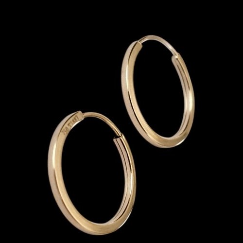 گوشواره طلا 18عیار حلقه ای آرچل 1.980گرم