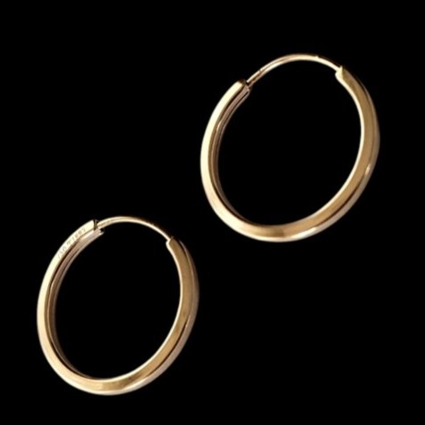 گوشواره طلا 18عیار حلقه ای آرچل 1.980گرم