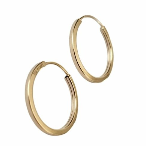 گوشواره طلا 18عیار حلقه ای آرچل 1.980گرم