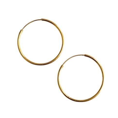 گوشواره طلا 18عیار حلقه ای پانکی 0.970گرم
