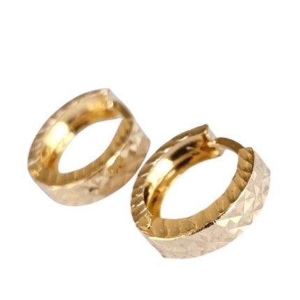 گوشواره طلا 18عیار امگا ریز 0.880گرم
