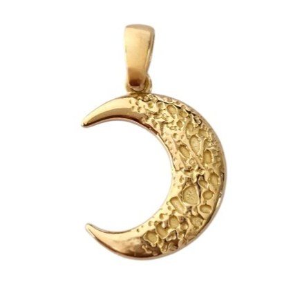 آویز طلا 18 عیار ماه 0.860گرم