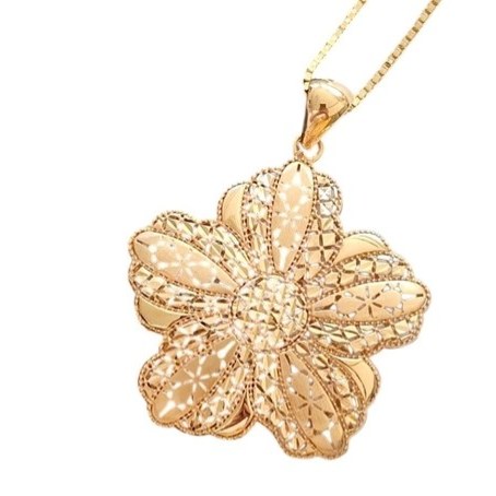 آویز طلا 18عیار شکوفه گیلاس 2.4گرم