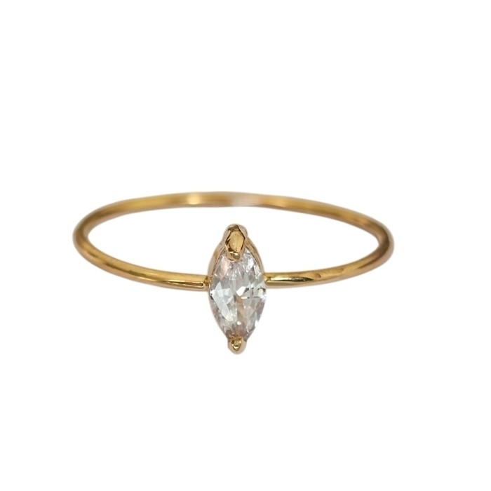 انگشتر طلا 18عیار مارکیز هانیمون 0.760گرم