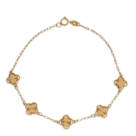 دستبند طلا 18عیار ونکلیف مینیمال ژولیت 2.150گرم
