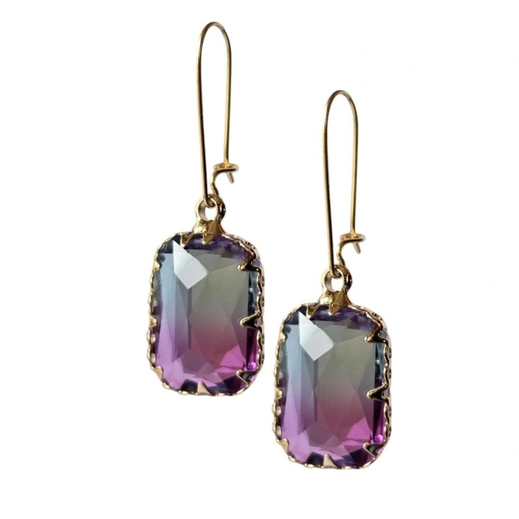 گوشواره طلا 18عیار آرمیتاژ 0.220گرم