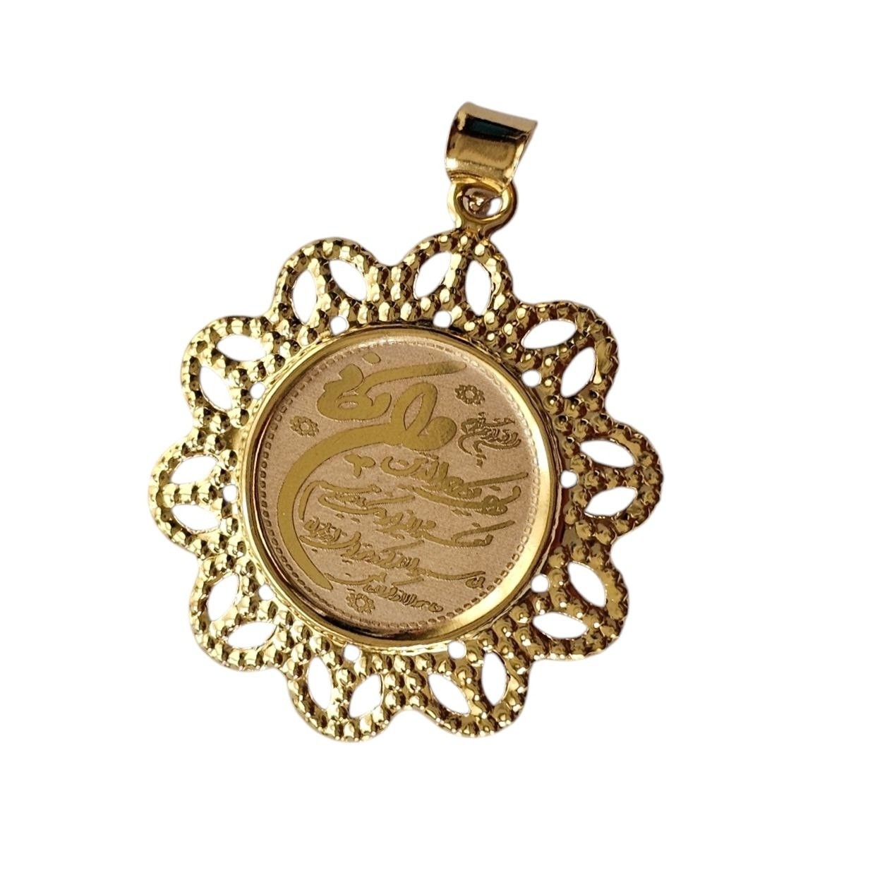 آویز طلا 18عیار وان یکاد گیپوری 1.700گرم