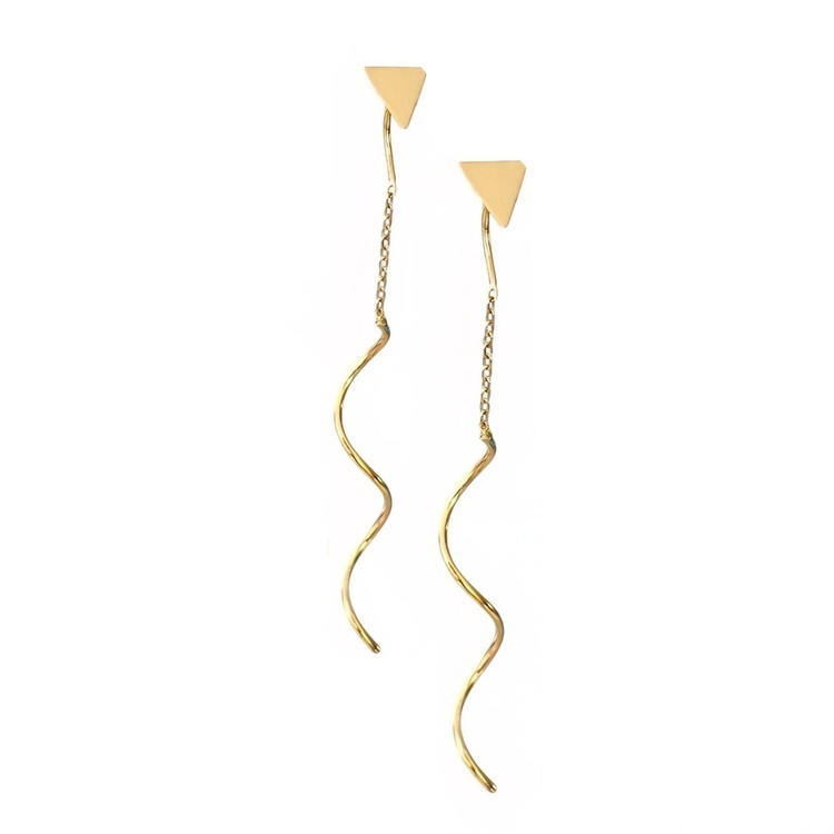 گوشواره طلا 18عیار فلامینگو 1.100گرم