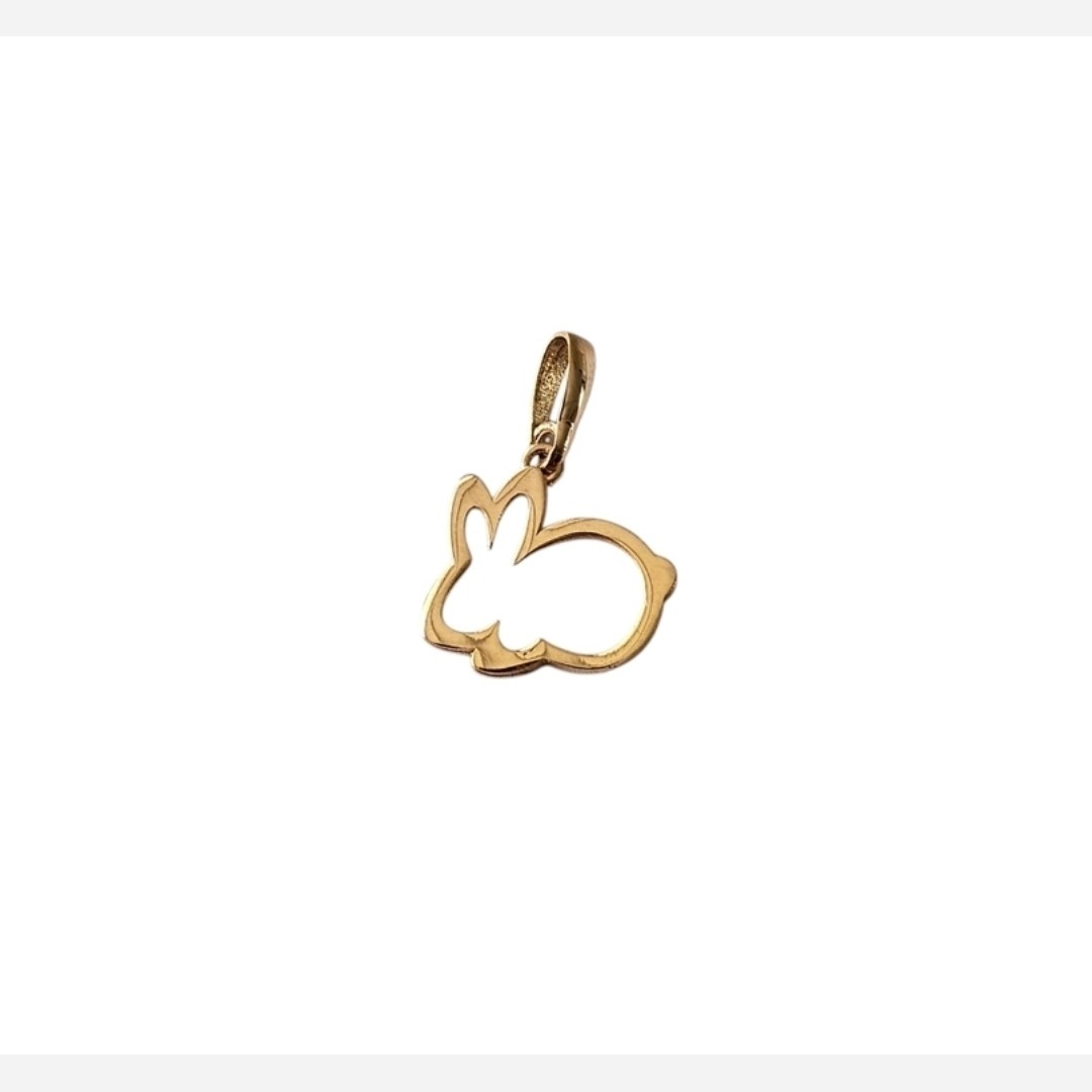 آویز طلا 18عیار خرگوش 0.660گرم