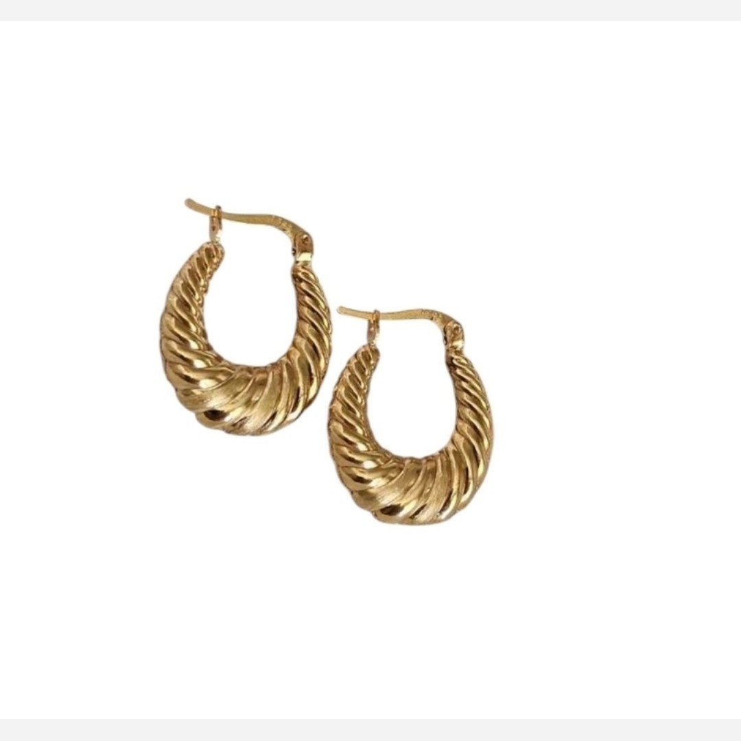 گوشواره طلا 18عیار آکوا ترک سیمیت 3.800گرم