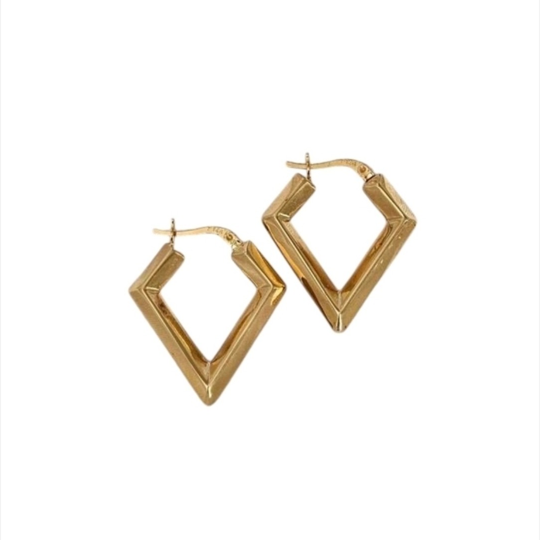 گوشواره طلا 18عیار آکوا ترک الماس 4.900گرم