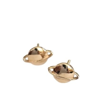 گوشواره میخی طلا 18عیار زحل 1.320گرم