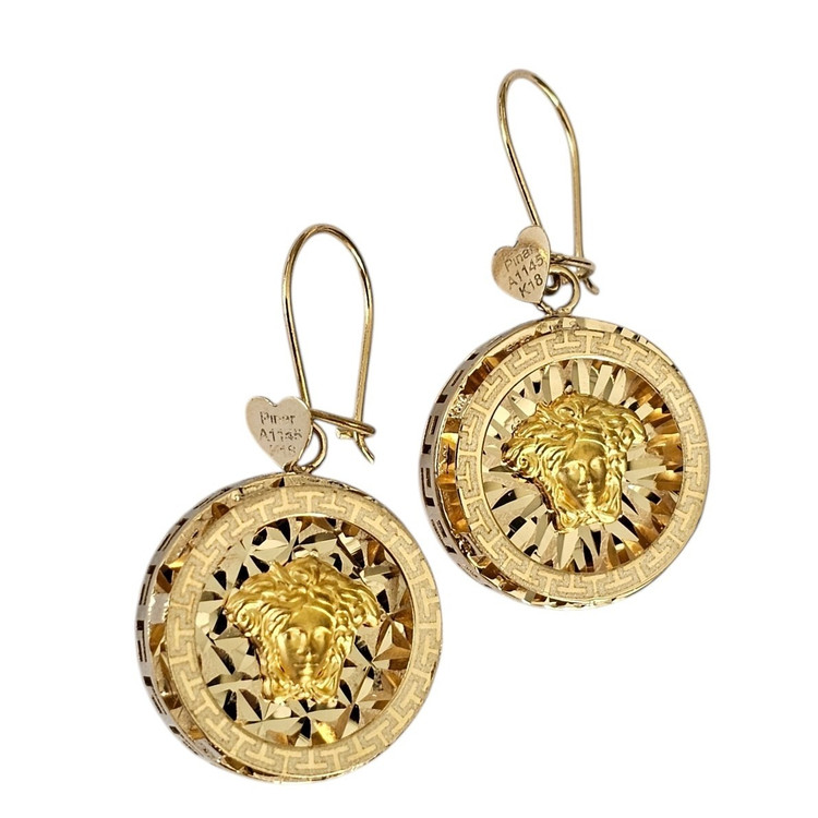 گوشواره طلا 18عیار ورساچ 5.300گرم
